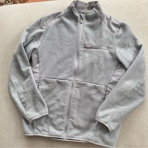 Figs On-Shift Sweater Knit Jacket Light Gray